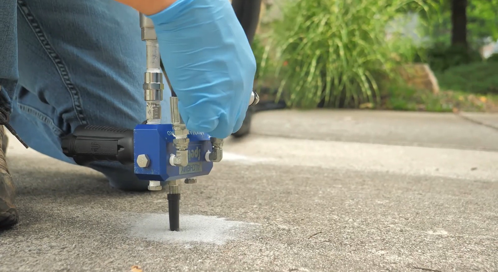 concrete leveling in louisiana - driveway repair