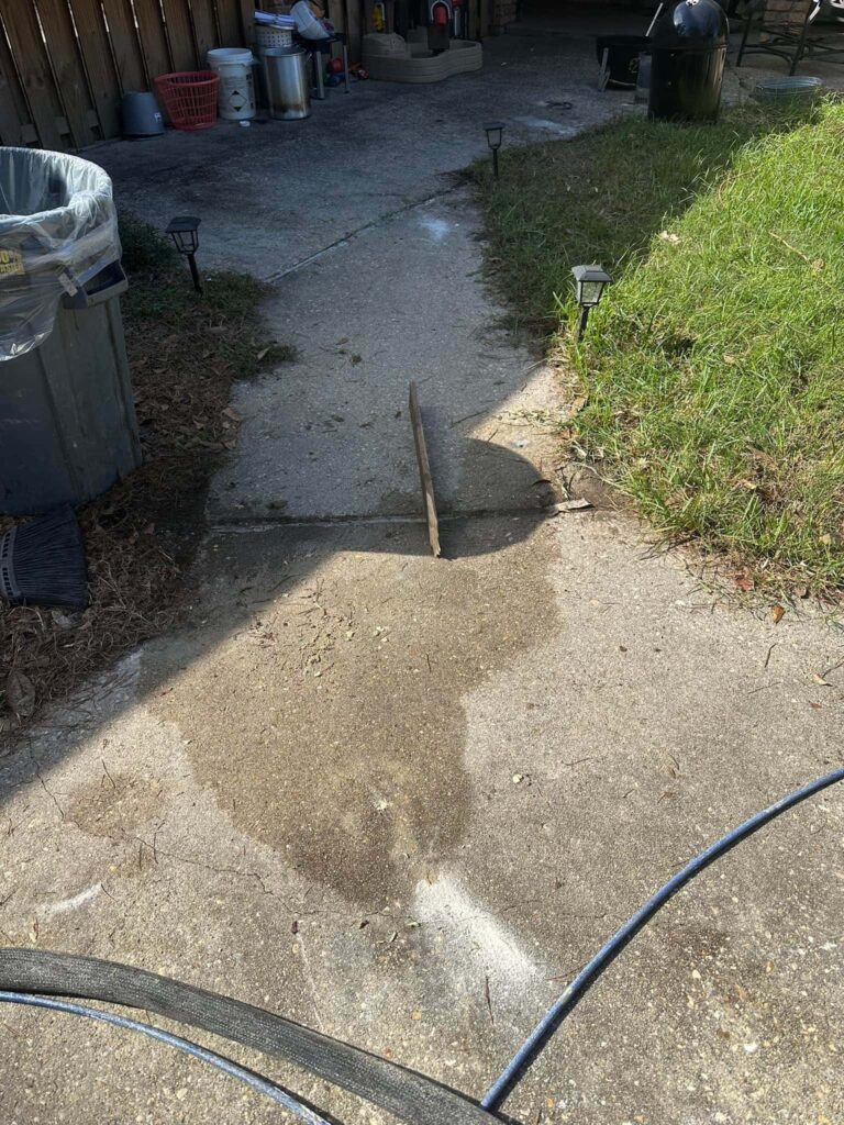 driveway repair - spray foam concrete lifting in louisiana