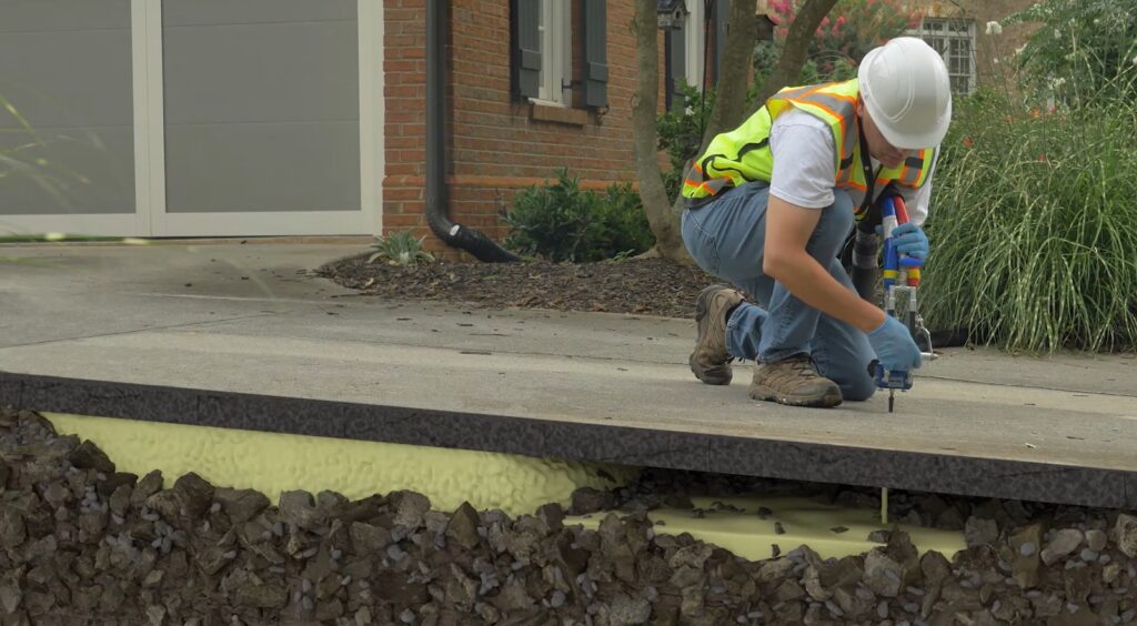 spray foam concrete repair - concrete lifting in louisiana