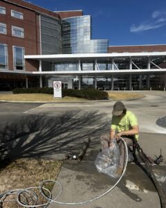 sidewalk repair - concrete lifting in louisiana - polyco spray foam
